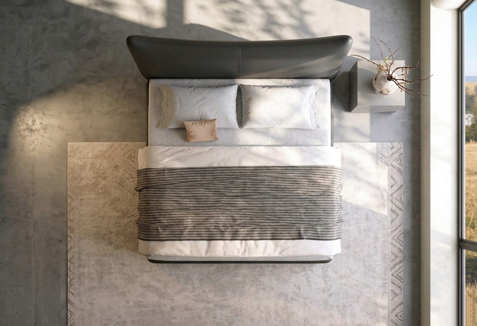 Clemency upholstered bed Custom Built to Order