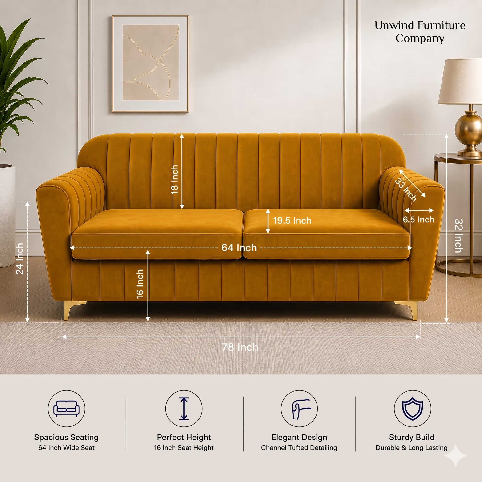 Haven Sofa Made to Order Custom Crafted