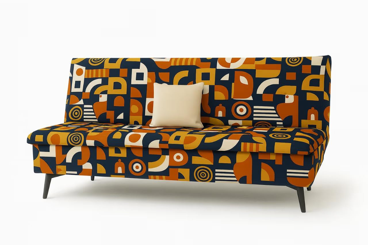 Malcom Printed Sofa Cum Bed