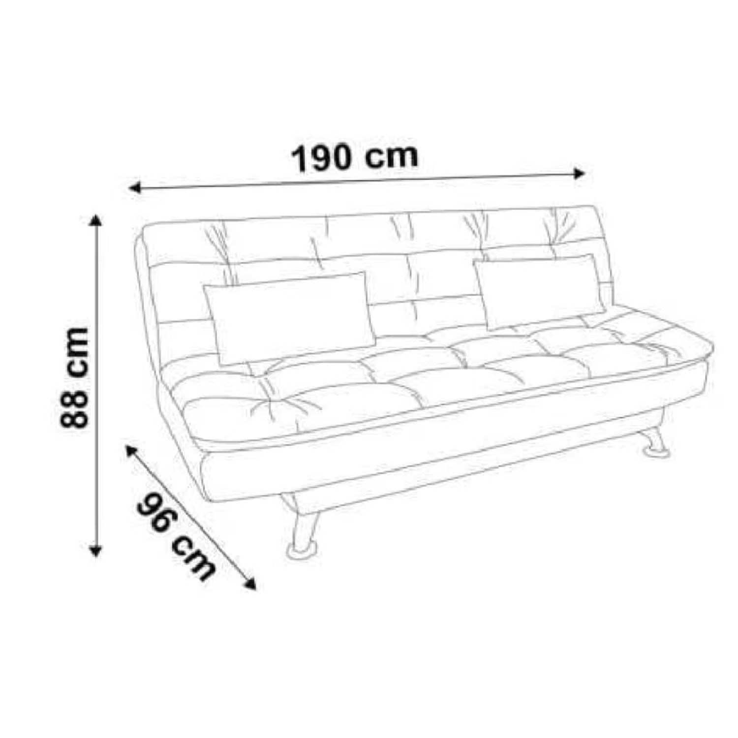 Malcom Printed Sofa Cum Bed