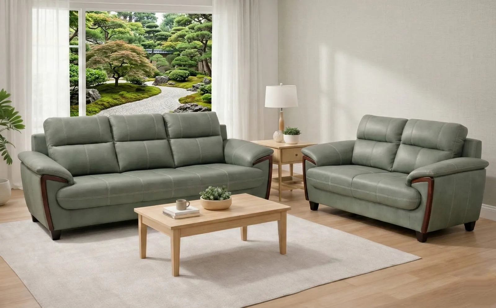 Monaco Caramel Leather Sofa – 1, 2 & 3 Seater Options