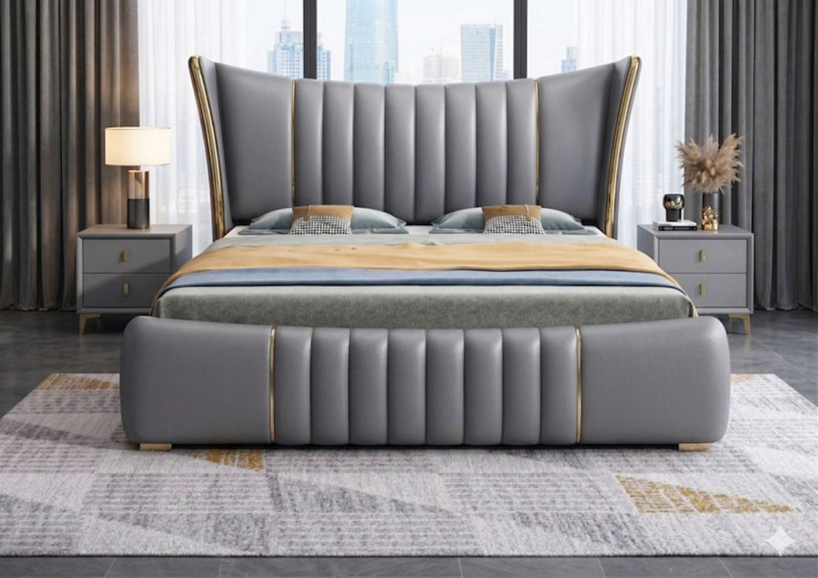 Savannah upholstered bed Made to Order Custom Designed
