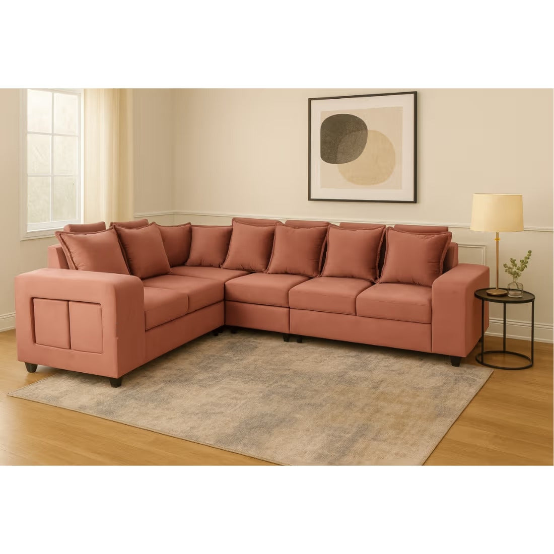 Solace 5 seater + corner + ottomans